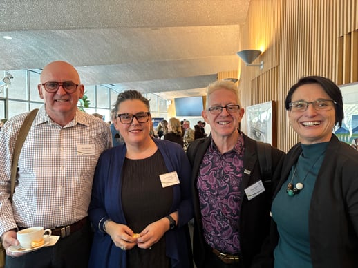 Destination Southern Chair Kalina Koloff, Director Olivier Kapetanakos, General Manager Richard Everson and Tash Maguire attending Thrive 2026 in Canberra