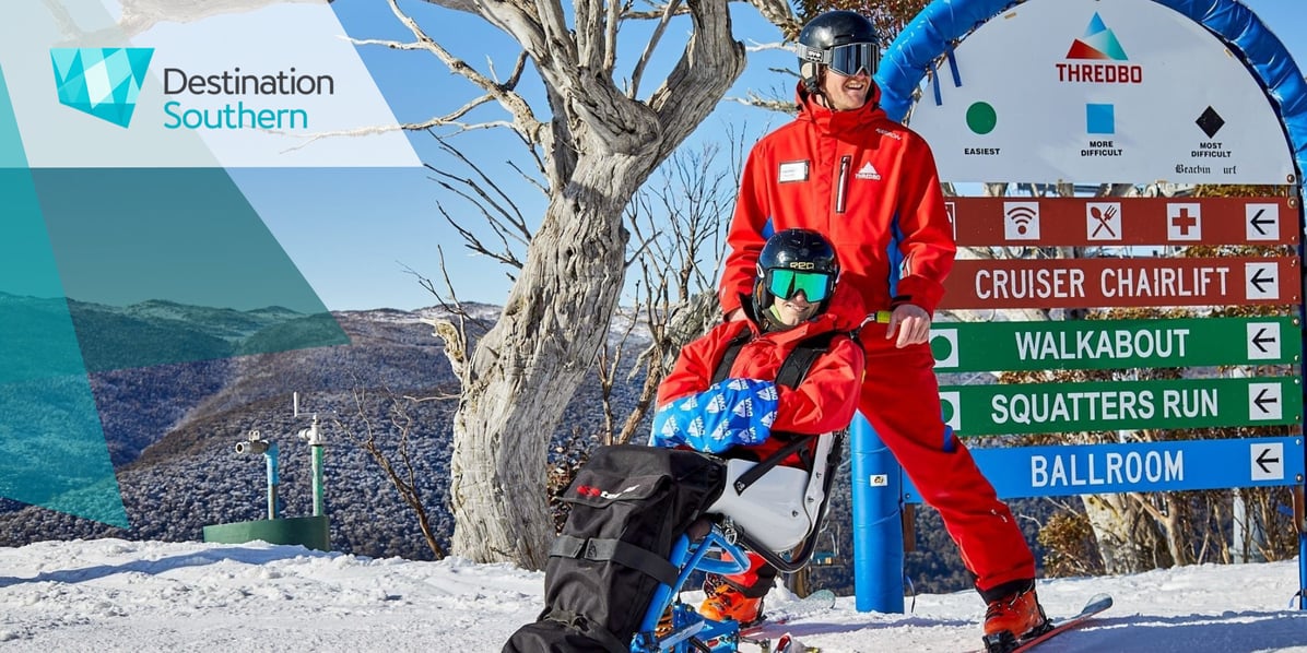 Thredbo Resort, together with Disabled Wintersports Australia, offers the ultimate mountain experience for individuals of all ages with disabilities or adaptive needs. Thredbo Snowy Mountains - Credit Destination NSW